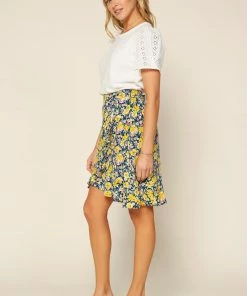 SKIES ARE BLUE Clothing Harper Floral Mini Skirt