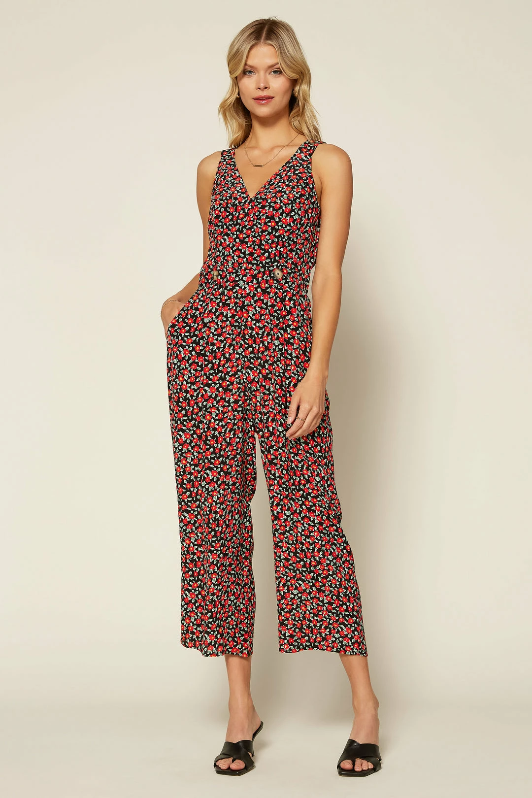 SKIES ARE BLUE Clothing Ditsy Floral Jumpsuit 3 SKIES ARE BLUE Clothing Ditsy Floral Jumpsuit