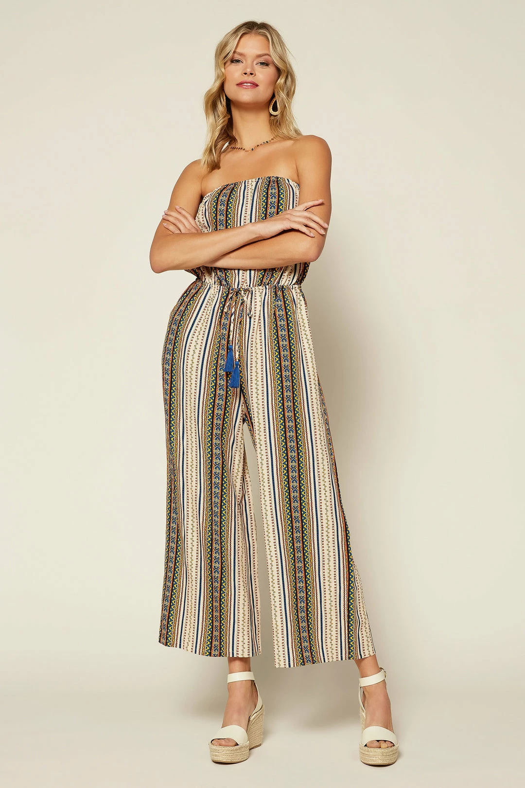 SKIES ARE BLUE Janet Wide Leg Jumpsuit Clothing 7 SKIES ARE BLUE Janet Wide Leg Jumpsuit Clothing