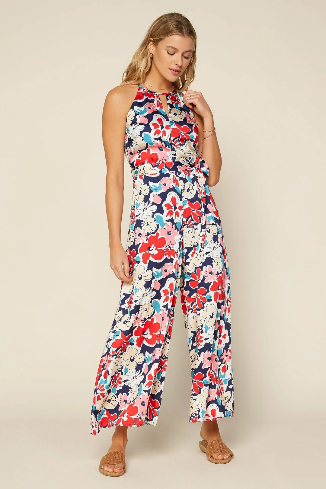 SKIES ARE BLUE Floral Wide Leg Jumpsuit Clothing 3 SKIES ARE BLUE Floral Wide Leg Jumpsuit Clothing