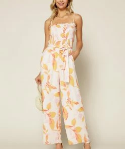 SKIES ARE BLUE Clothing Bailey Smocked Jumpsuit 14 SKIES ARE BLUE Clothing Bailey Smocked Jumpsuit