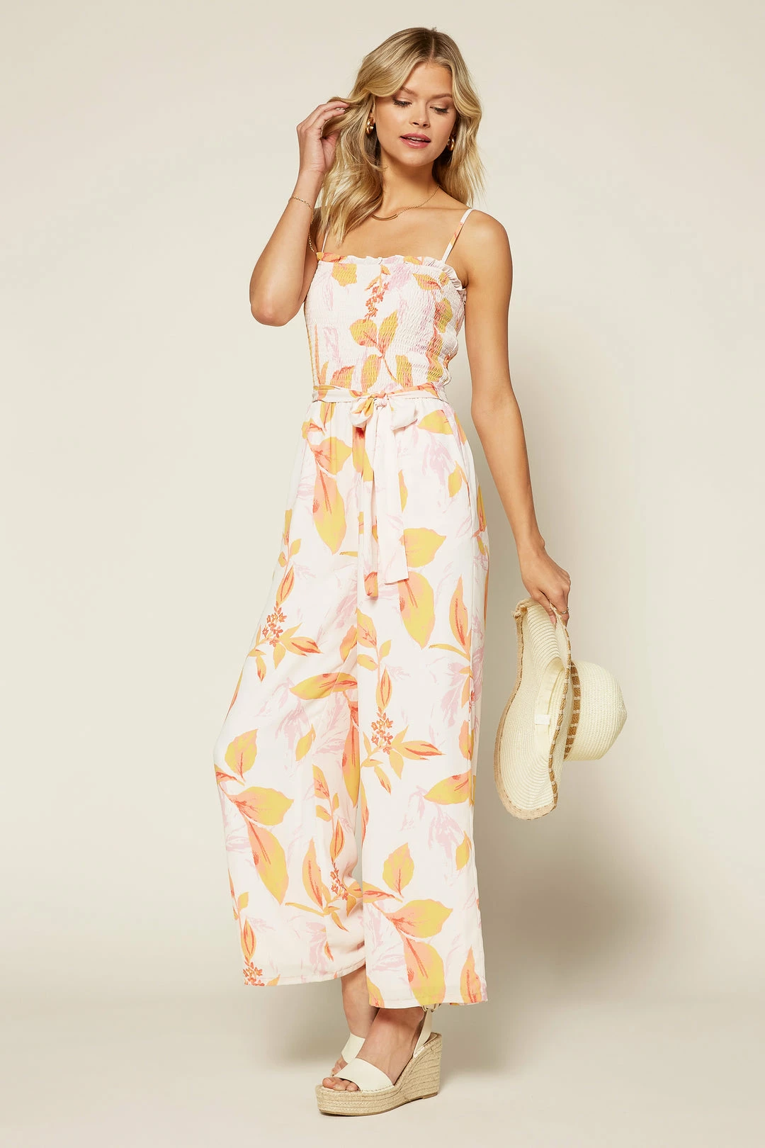 SKIES ARE BLUE Clothing Bailey Smocked Jumpsuit 3 SKIES ARE BLUE Clothing Bailey Smocked Jumpsuit