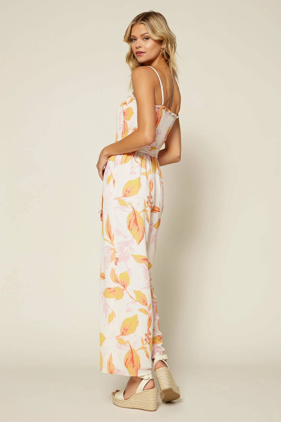 SKIES ARE BLUE Clothing Bailey Smocked Jumpsuit 7 SKIES ARE BLUE Clothing Bailey Smocked Jumpsuit