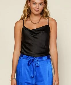 SKIES ARE BLUE Clothing Cowl Neck Cami