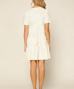 SKIES ARE BLUE Clothing Tie Dye Baby Doll Dress