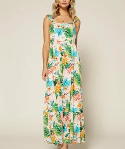 SKIES ARE BLUE Elliot Botanical Maxi Dress Clothing