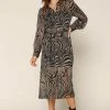 SKIES ARE BLUE Animal Print Button Down Dress 1 SKIES ARE BLUE Animal Print Button Down Dress