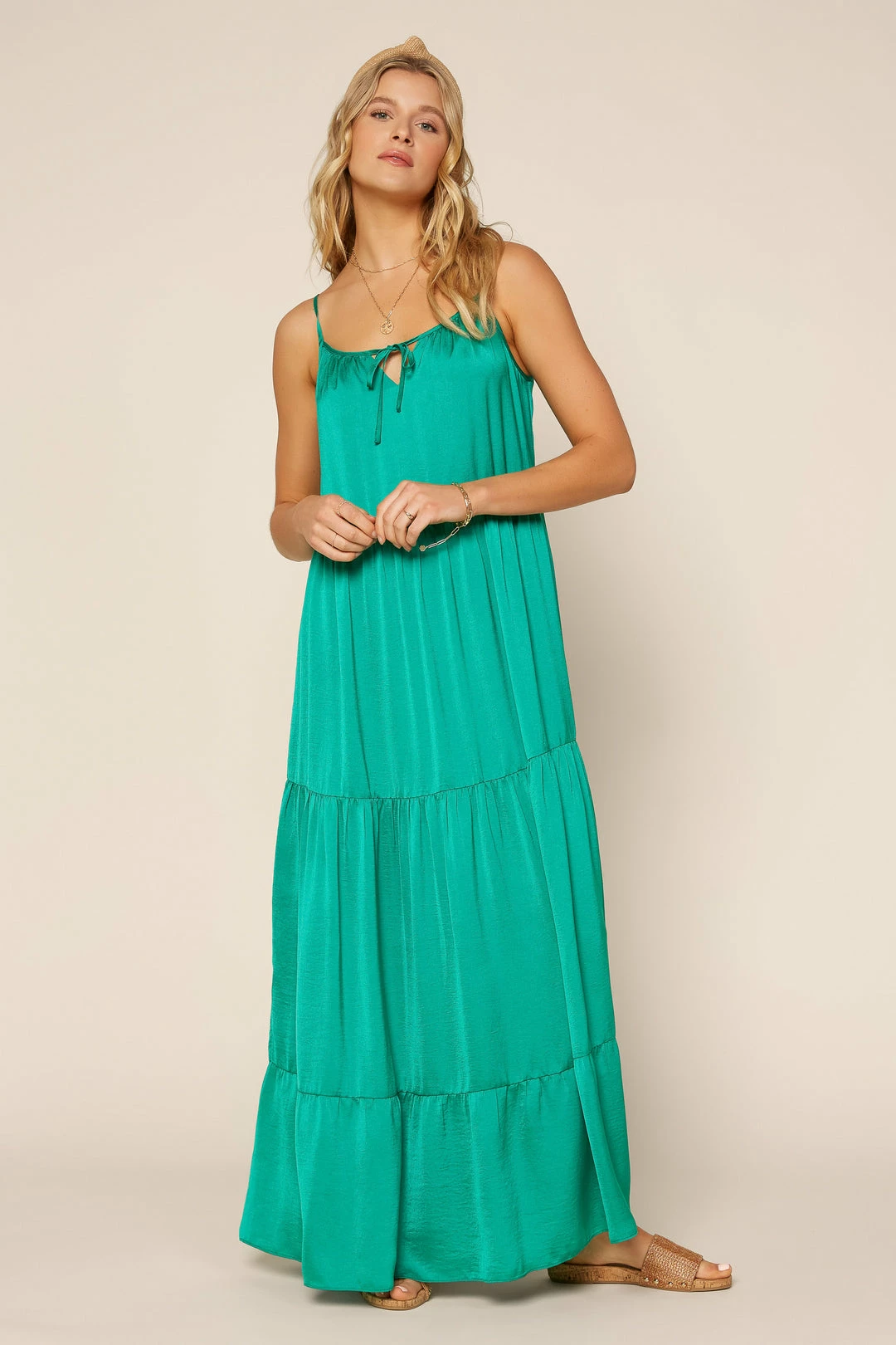 SKIES ARE BLUE Clothing Sasha Tiered Maxi Dress 4 SKIES ARE BLUE Clothing Sasha Tiered Maxi Dress