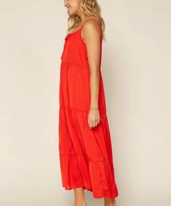 SKIES ARE BLUE Sasha Tiered Maxi Dress Clothing 8 SKIES ARE BLUE Sasha Tiered Maxi Dress Clothing