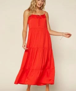 SKIES ARE BLUE Sasha Tiered Maxi Dress Clothing