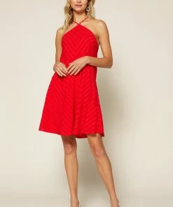 SKIES ARE BLUE Clothing Rylen Stripe Mini Dress