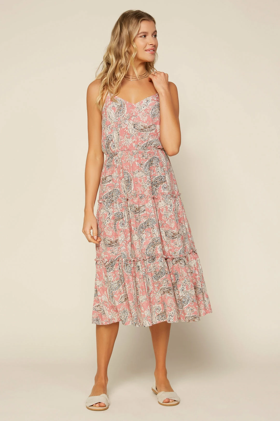 SKIES ARE BLUE Chloe Paisley Cami Dress 6 SKIES ARE BLUE Chloe Paisley Cami Dress