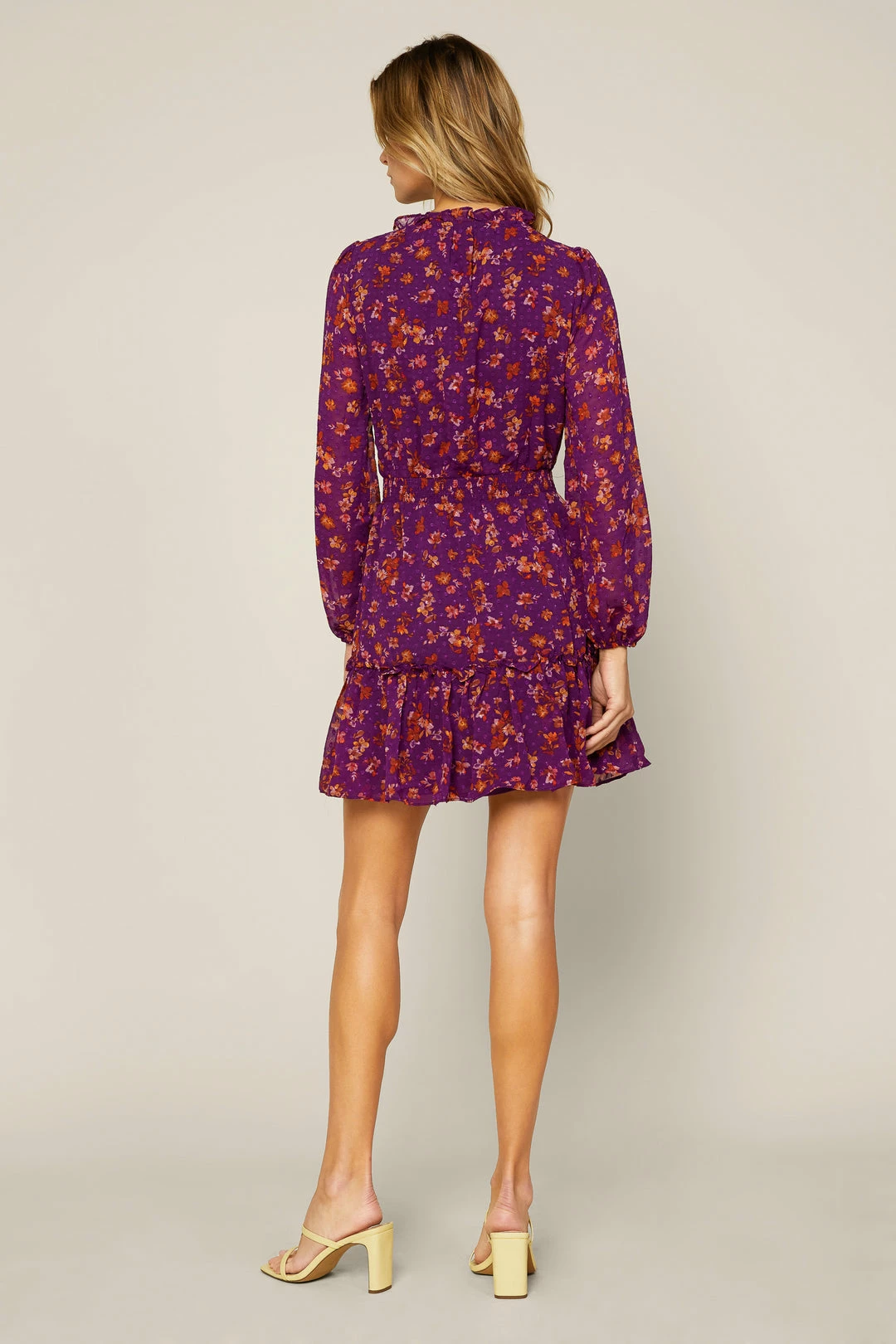 SKIES ARE BLUE Floral Swiss Dot Mini Dress 7 SKIES ARE BLUE Floral Swiss Dot Mini Dress