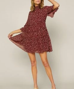 SKIES ARE BLUE Selena Ditsy Floral Dress Clothing 12 SKIES ARE BLUE Selena Ditsy Floral Dress Clothing