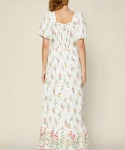 SKIES ARE BLUE Lexie Floral Border Print Dress 11 SKIES ARE BLUE Lexie Floral Border Print Dress