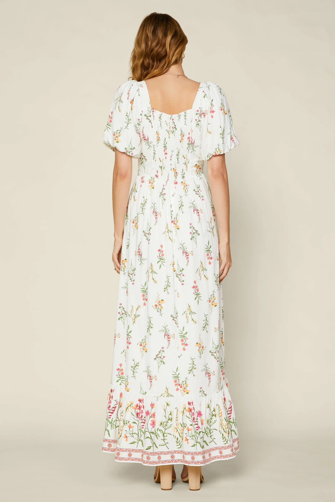 SKIES ARE BLUE Lexie Floral Border Print Dress 7 SKIES ARE BLUE Lexie Floral Border Print Dress