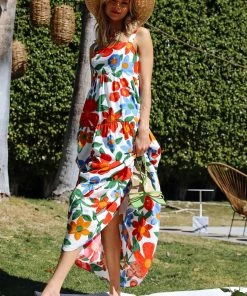 SKIES ARE BLUE Isabel Floral Maxi Dress New In Clothing 8 SKIES ARE BLUE Isabel Floral Maxi Dress New In Clothing