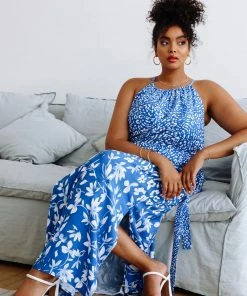 SKIES ARE BLUE Clothing Plus Size - Ashley Floral Maxi Dress