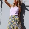 SKIES ARE BLUE Clothing Harper Floral Mini Skirt
