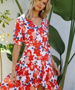 Skies Are Blue online shop 22 SKIES ARE BLUE Adlyn Floral Wrap Dress