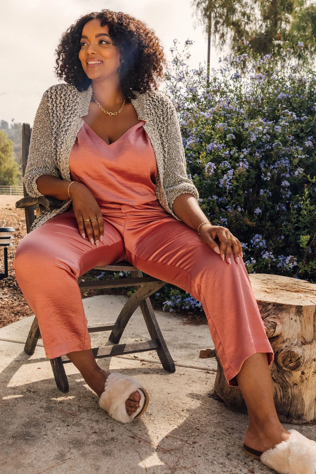 SKIES ARE BLUE Plus Size - Marled Knit Cardigan 4 SKIES ARE BLUE Plus Size - Marled Knit Cardigan