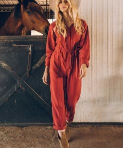 SKIES ARE BLUE Clothing Skyler Utility Jumpsuit