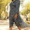 SKIES ARE BLUE Plus Size - Lorelei Leopard Wrap Dress 2 SKIES ARE BLUE Plus Size - Lorelei Leopard Wrap Dress