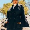SKIES ARE BLUE Clothing Plus Size - Kenzie Belted Cape Coat 2 SKIES ARE BLUE Clothing Plus Size - Kenzie Belted Cape Coat