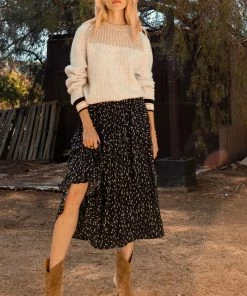 SKIES ARE BLUE Remi Color Block Sweater