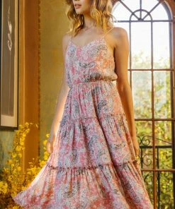 SKIES ARE BLUE Chloe Paisley Cami Dress