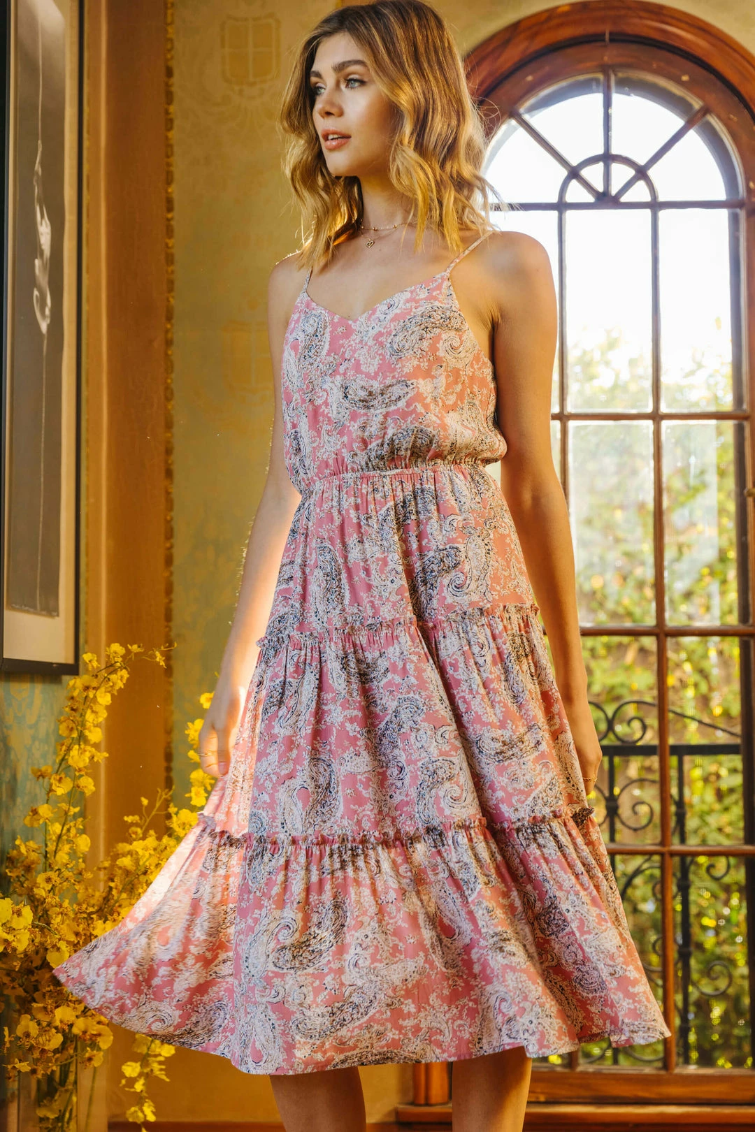 SKIES ARE BLUE Chloe Paisley Cami Dress 4 SKIES ARE BLUE Chloe Paisley Cami Dress