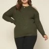 SKIES ARE BLUE Clothing Plus Size - Layla Cutout Shoulder Sweater