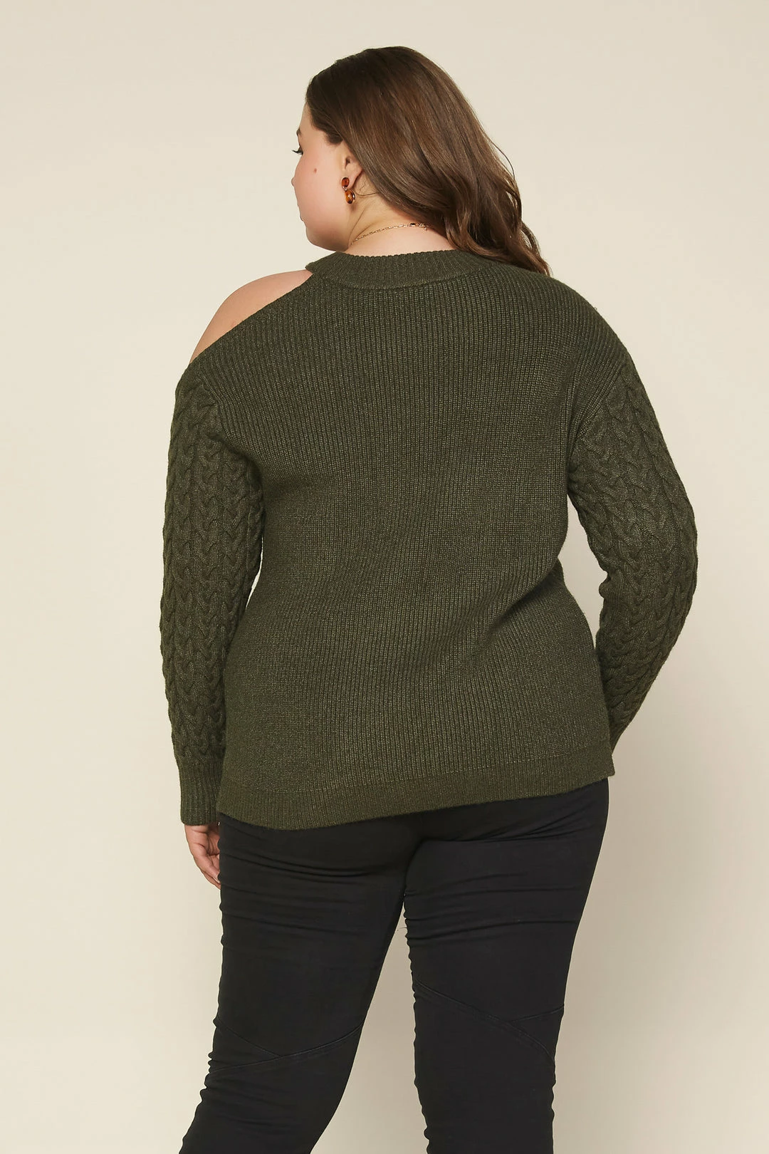 SKIES ARE BLUE Clothing Plus Size - Layla Cutout Shoulder Sweater 6 SKIES ARE BLUE Clothing Plus Size - Layla Cutout Shoulder Sweater