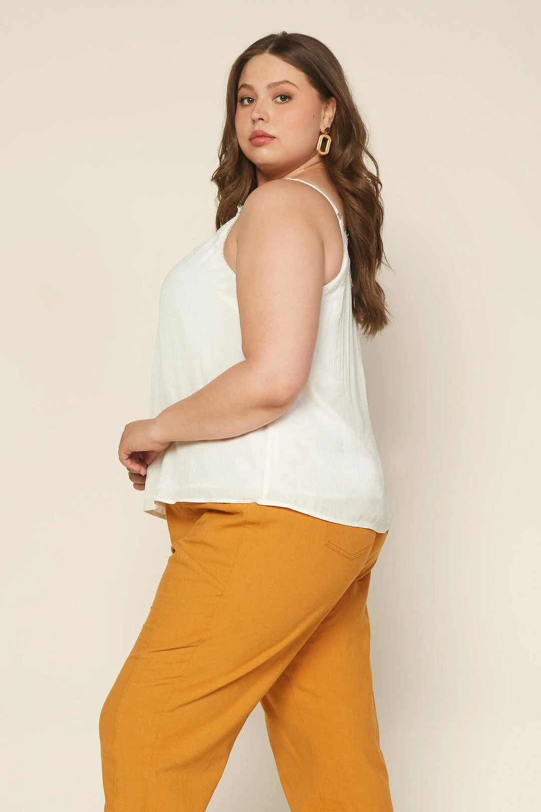 SKIES ARE BLUE Clothing Plus Size - Lace Detail Camisole 5 SKIES ARE BLUE Clothing Plus Size - Lace Detail Camisole