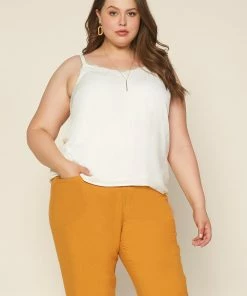 SKIES ARE BLUE Clothing Plus Size - Lace Detail Camisole