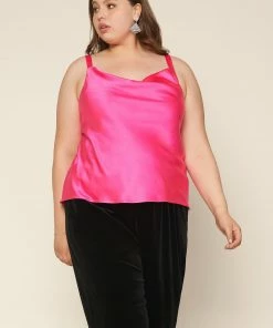 SKIES ARE BLUE Plus Size - Cowl Neck Cami Clothing