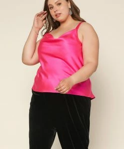 SKIES ARE BLUE Plus Size - Cowl Neck Cami Clothing