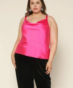 SKIES ARE BLUE Plus Size - Cowl Neck Cami Clothing