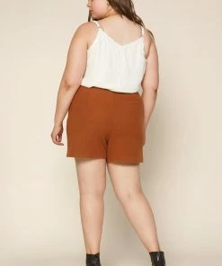 SKIES ARE BLUE Plus Size - Front Wrap Skort Clothing
