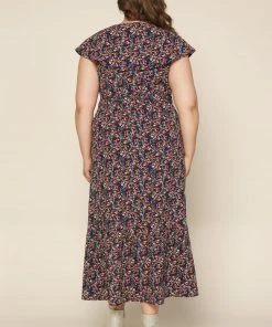 SKIES ARE BLUE Plus Size - Scarlett Floral Maxi Dress
